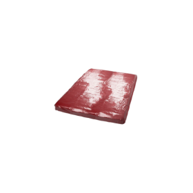 Drap de lit en vinyle rouge 200 x 230 cm 